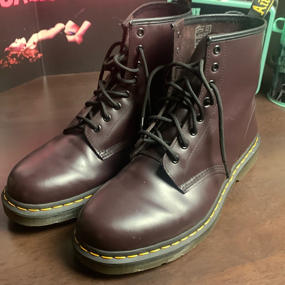 RARE PLUM DR MARTENS 1460 SIZE 12
